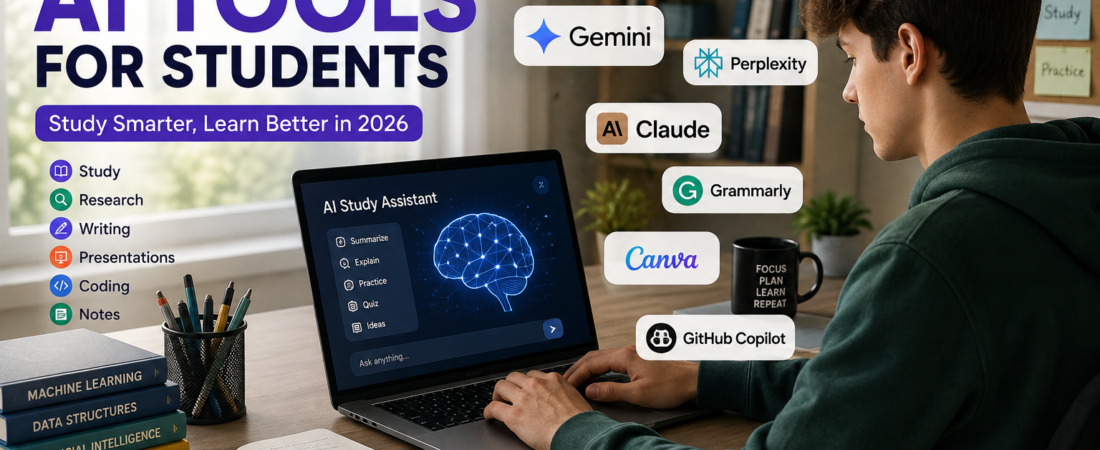 AI Tools for Students in 2026: 8 Top Picks